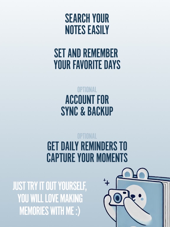 Photo Journal: PicDiary screenshot 1