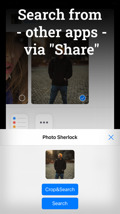 Photo Sherlock search by image screenshot 1