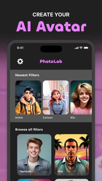 PhotoLab - AI Photo Editor Pro screenshot 1