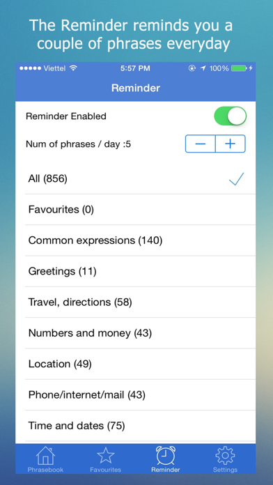 Phrasebook: Learn to Speak English screenshot 1