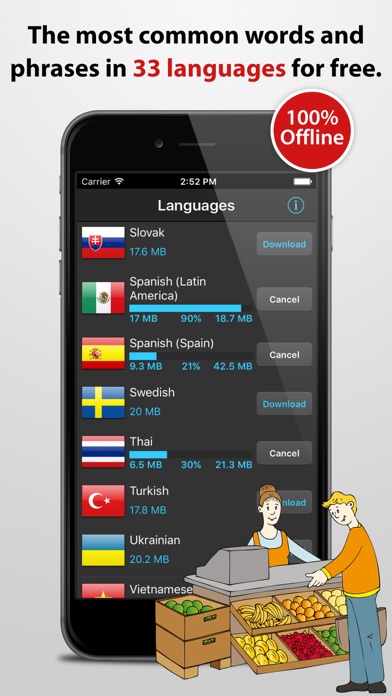 Phrasebook - over 30 languages screenshot 5