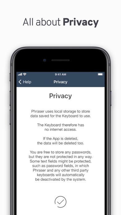 Phraser - Paste Keyboard screenshot 1