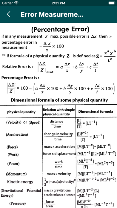Physics Formula screenshot 4
