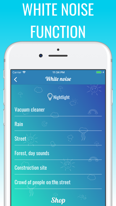 Piano lullabies, white noise screenshot 3