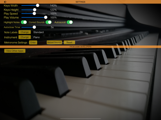 Piano Scales & Chords screenshot 1