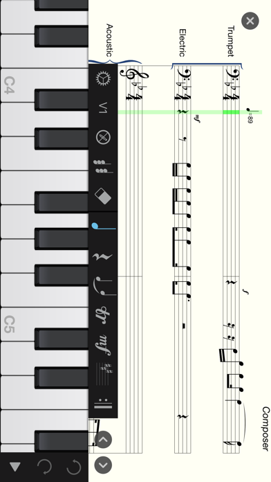 Piano+ - Sheet Music Composer screenshot 1
