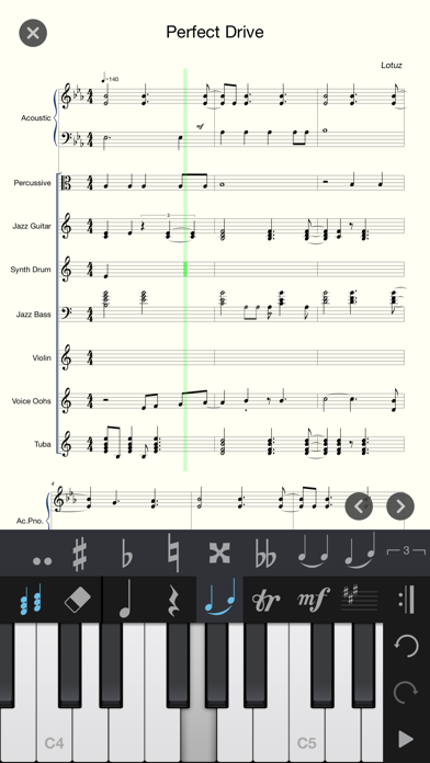 Piano+ - Sheet Music Composer screenshot 5