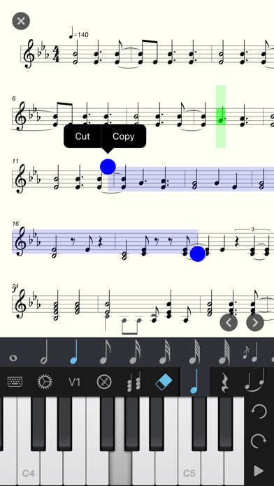 Piano+ - Sheet Music Composer screenshot 4