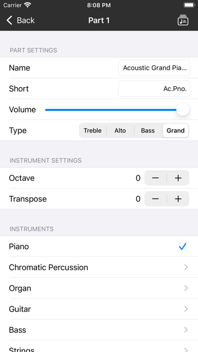 Piano+ - Sheet Music Composer screenshot 3