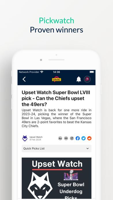 Pickwatch screenshot 2