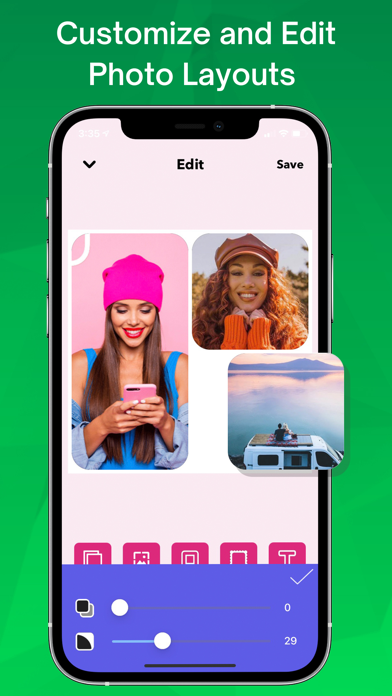PicMerger Edit Pics & Collages screenshot 1