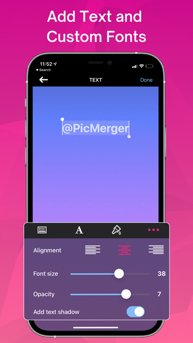 PicMerger Edit Pics & Collages screenshot 3