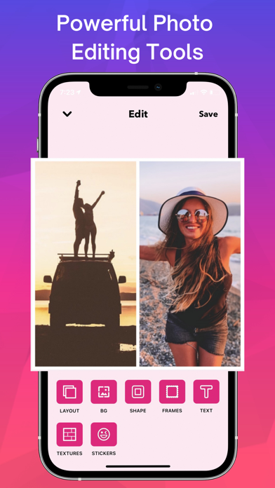 PicMerger Edit Pics & Collages screenshot 9