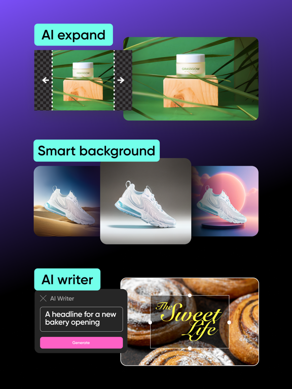 Picsart AI Photo Editor, Video screenshot 1