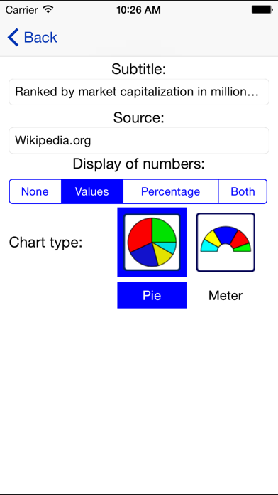 Pie Diagrams by iMathics screenshot 1