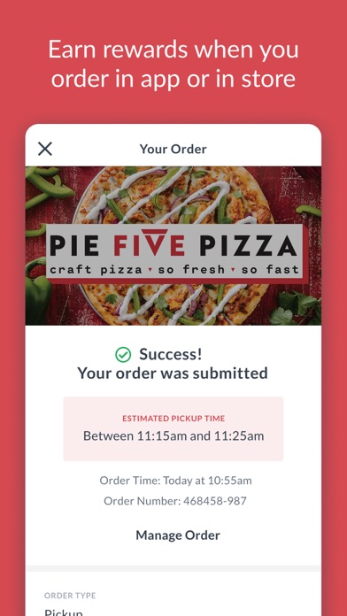Pie Five Pizza screenshot 2