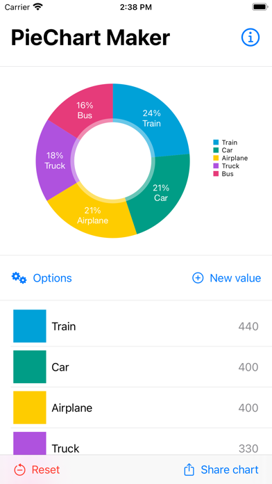 PieChart Maker screenshot 3