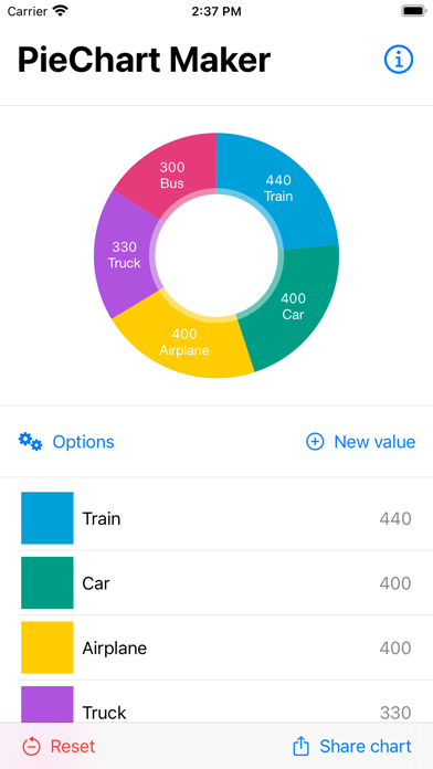 PieChart Maker screenshot 4
