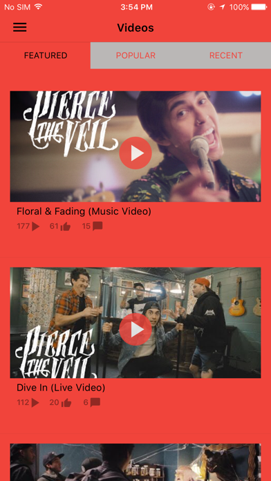 Pierce The Veil screenshot 1