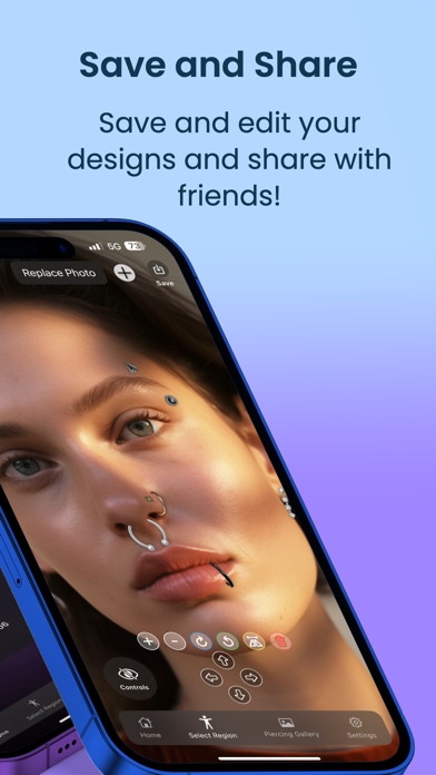 Piercing Simulator Photo Edit screenshot 5