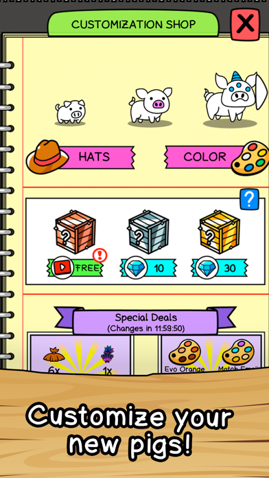 Pig Evolution screenshot 1