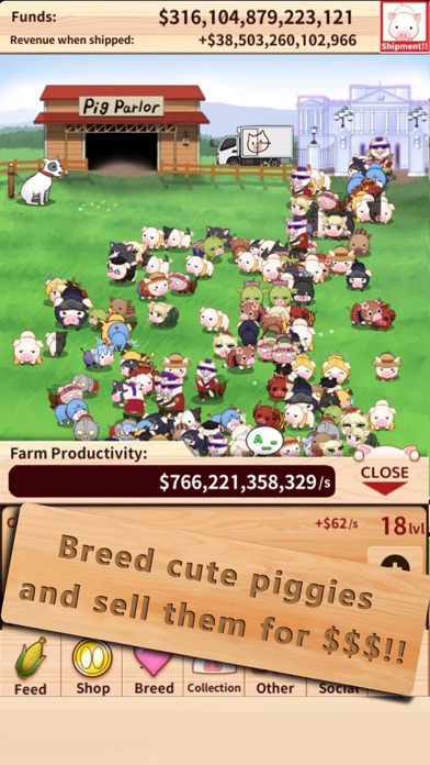 Piggy Clicker:idle farm tapper screenshot 5