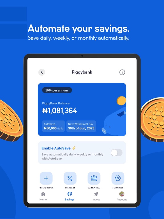 PiggyVest: Save & Invest Today screenshot 8