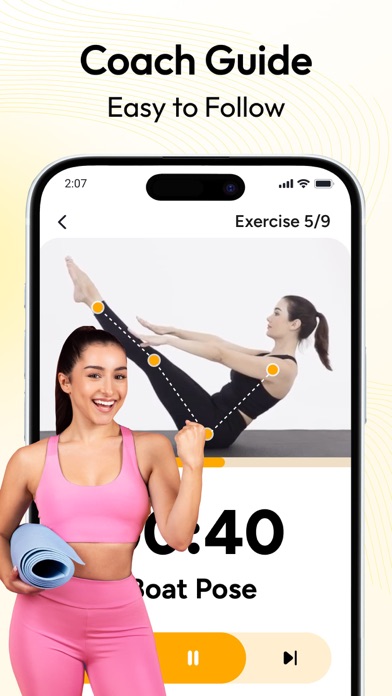 Pilates at Home, Wall Pilates screenshot 2