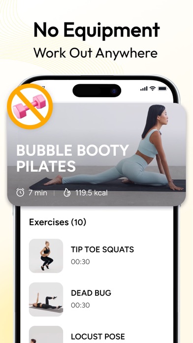 Pilates at Home, Wall Pilates screenshot 5