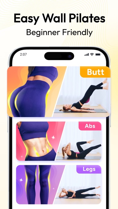 Pilates at Home, Wall Pilates screenshot 7