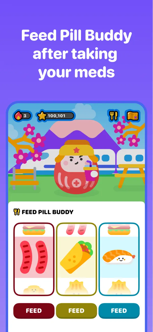 Pill Buddy: Cute Med Reminders screenshot 1