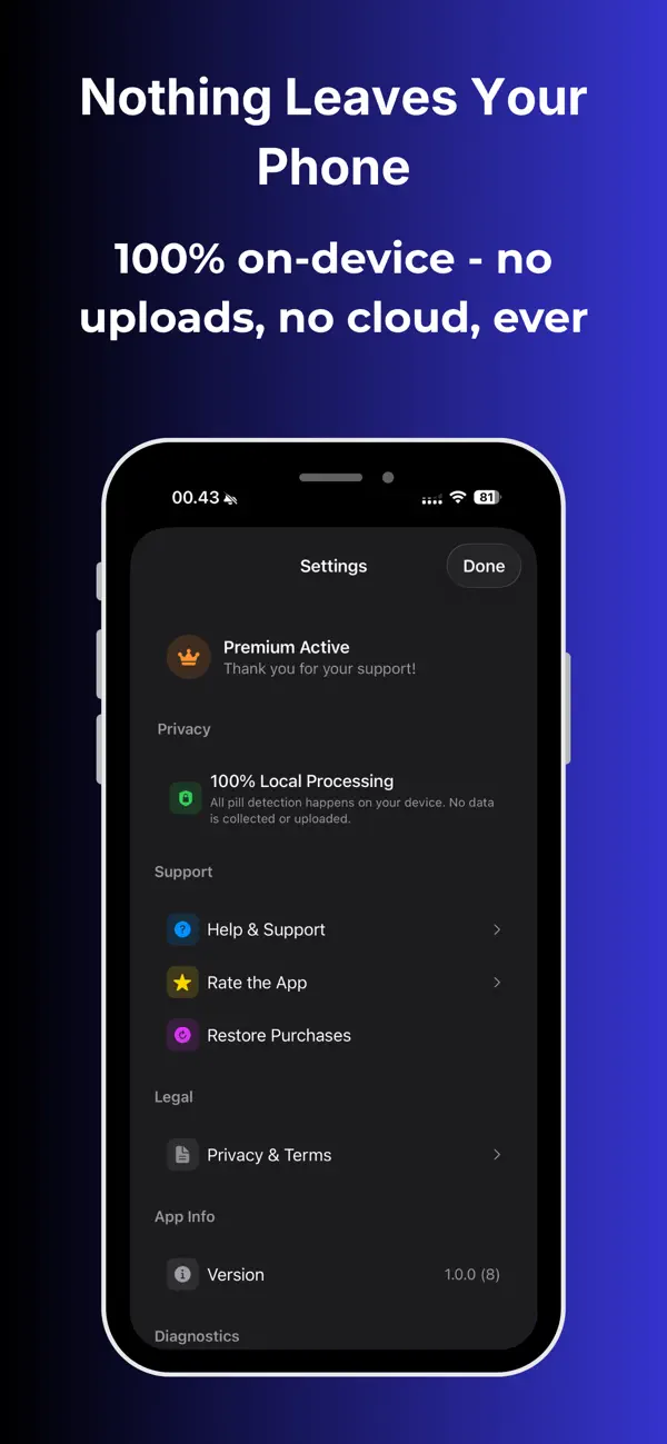 Pill Counter: Tray Scanner screenshot 1