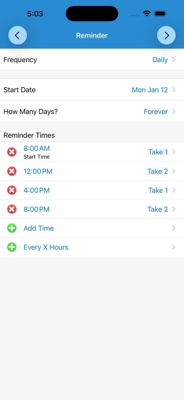 Pill Reminder and Med Tracker screenshot 5