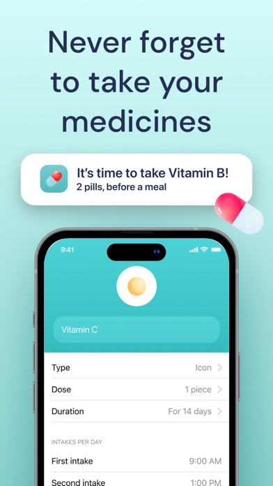 Pill Reminder ◐ Med Tracker screenshot 1