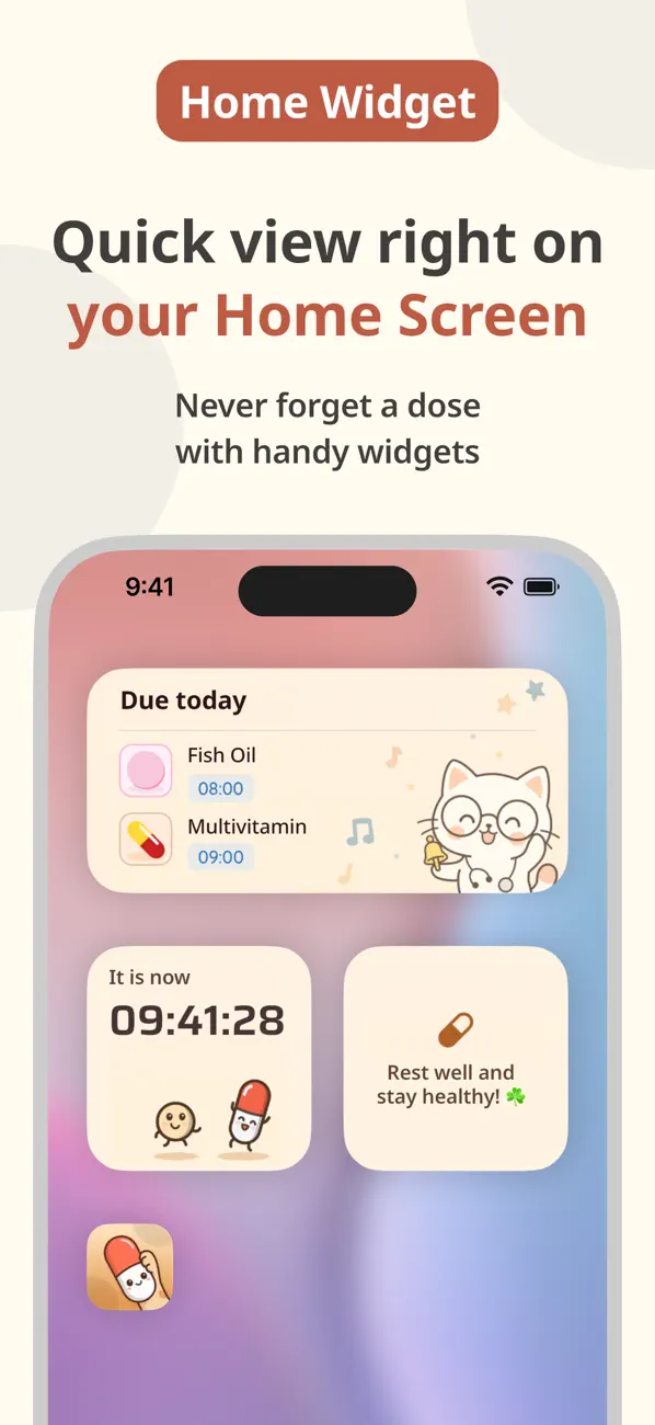 Mewdicate: Pill Reminder screenshot 2