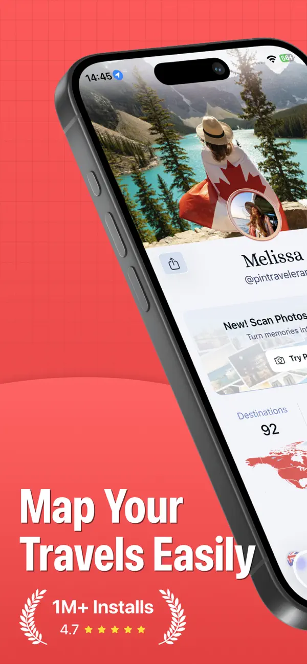 Pin Traveler: Track Travel Map screenshot 6