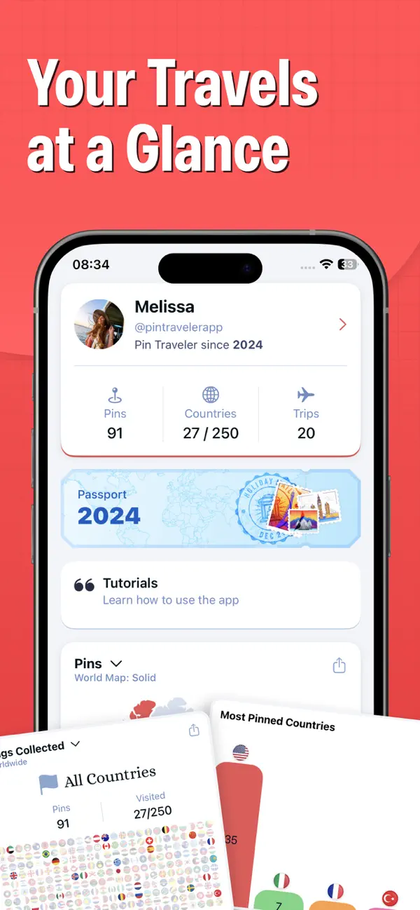 Pin Traveler: Track Travel Map screenshot 4