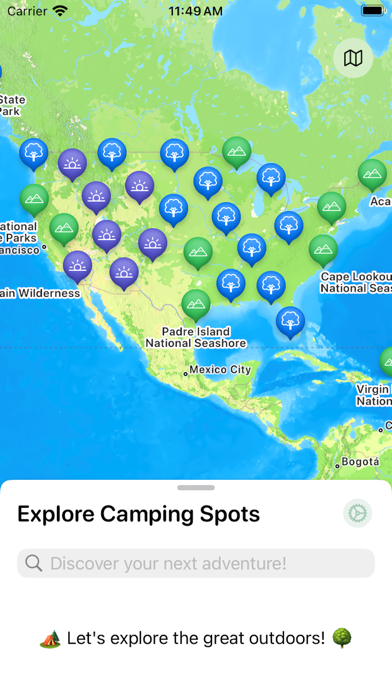 Pines: Tent & RV Camping App screenshot 1