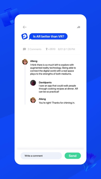 Pinion - Daily Polls screenshot 1