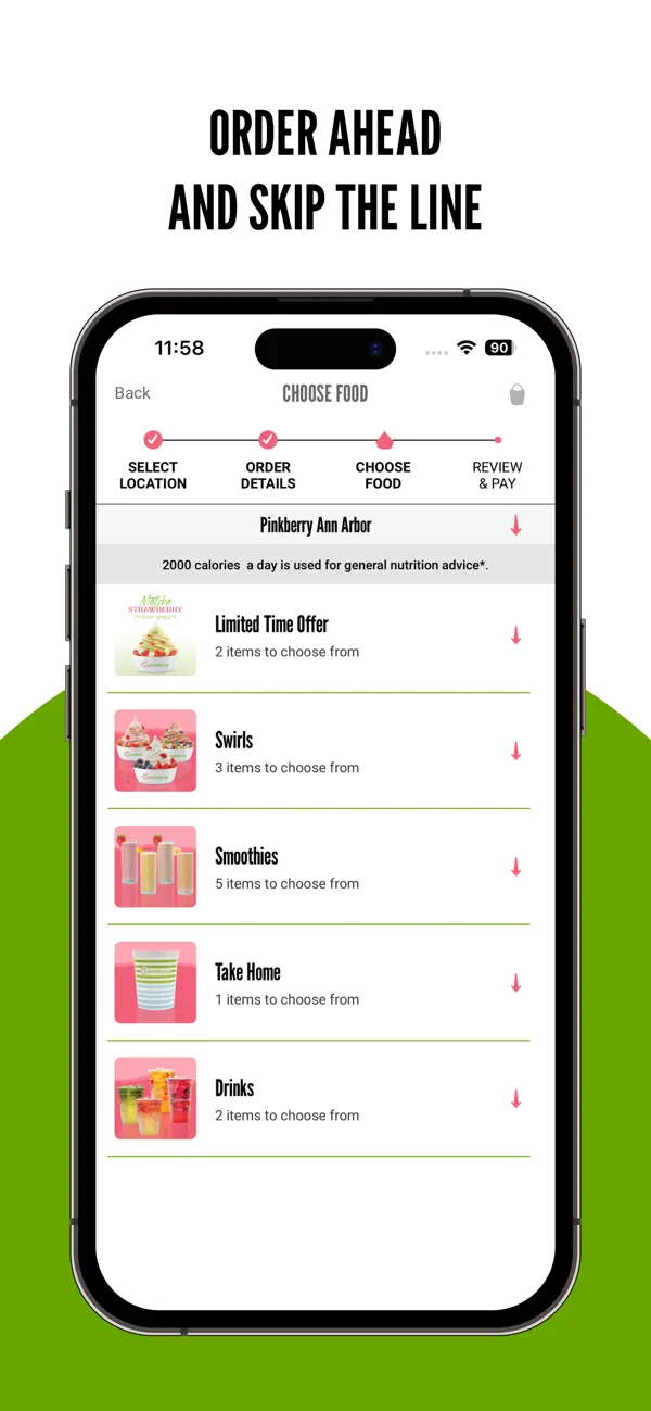 Pinkberry screenshot 1
