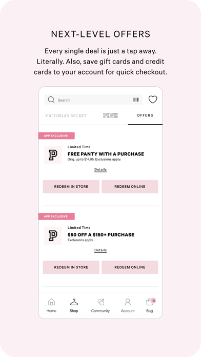 PINK—Clothing, Beauty & More screenshot 3