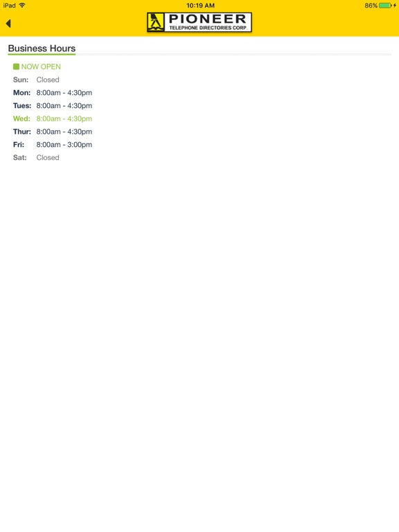 Pioneer Telephone Directories screenshot 5