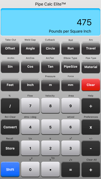Pipe Calc Elite screenshot 2