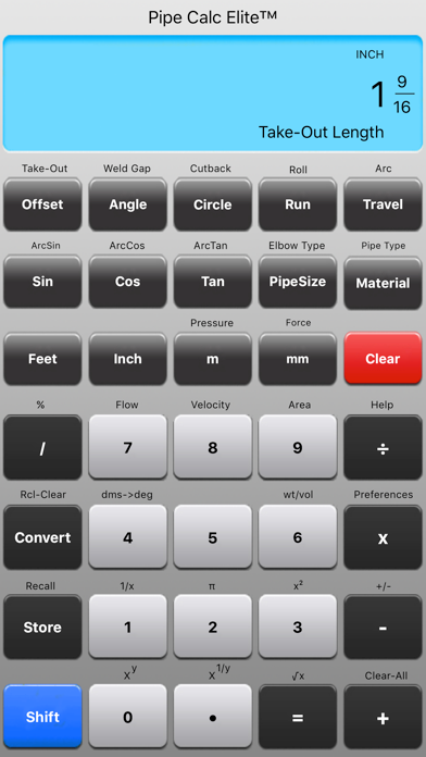 Pipe Calc Elite screenshot 1