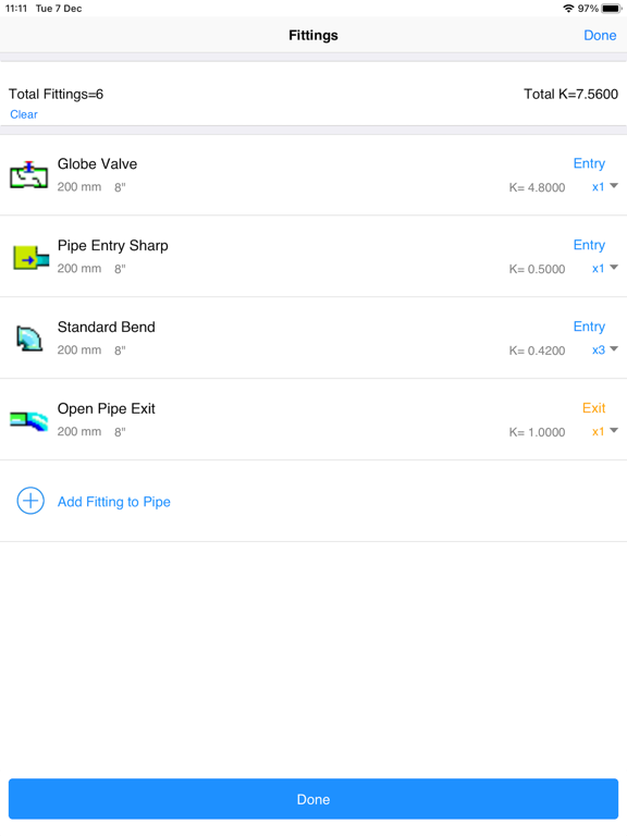 Pipe Flow Liquid Pressure Drop screenshot 5