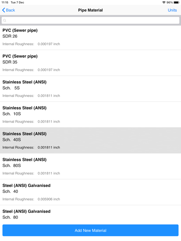 Pipe Flow Liquid Pressure Drop screenshot 8