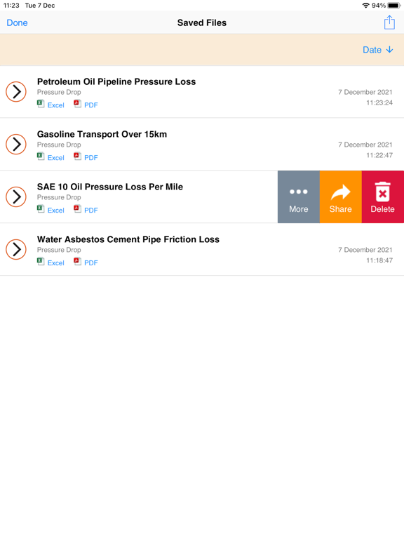 Pipe Flow Liquid Pressure Drop screenshot 1