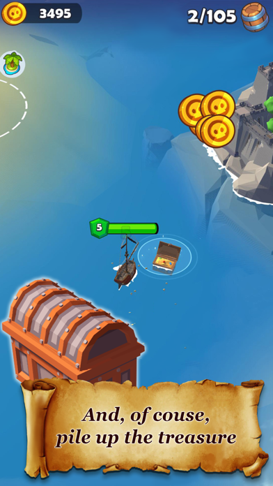 Pirate Raid: Caribbean Battle screenshot 1