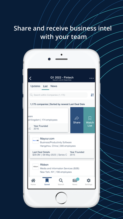 PitchBook Mobile screenshot 2