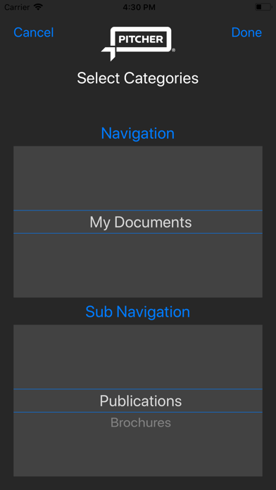 PITCHER Personal Admin screenshot 3